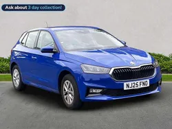 Blue Used 2025 Skoda Fabia SE Hatchback | £16,934 (Fair price)