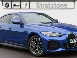 Blue Used 2022 BMW i4 M Sport Sedan | £31,492 (Fair price)