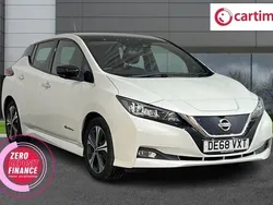 White Used 2018 Nissan Leaf Tekna Hatchback | £7,500 (Fair price)