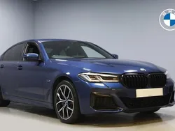 Blue Used 2021 BMW 530e M Sport Sedan | £29,795 (A bit pricey)