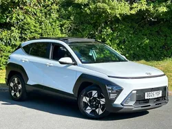 White New 2025 Hyundai Kona Ultimate SUV | £31,995 (Expensive)