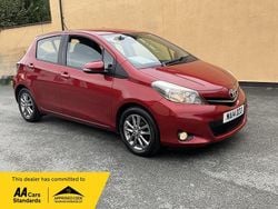 Red Used 2014 Toyota Yaris Hatchback | £6,495 (Fair price)
