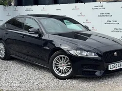 Black Used 2019 Jaguar XF R-Sport Sedan | £13,495 (Fair price)