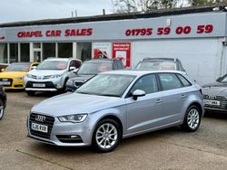 Silver Used 2015 Audi A3 Sportback Advanced Hatchback | £10,795 (Fair price)