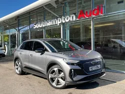 Grey Used 2024 Audi Q4 e-tron Black Edition SUV | £34,490 (Fair price)