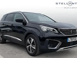 Black Used 2018 Peugeot 5008 Allure MPV | £11,968 (Fair price)