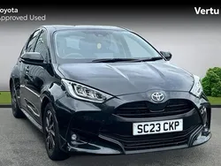 Black Used 2023 Toyota Yaris Hybrid Design Hatchback | £17,454 (Fair price)