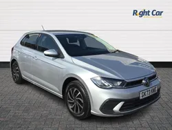 Silver Used 2023 VW Polo Life Hatchback | £15,999 (Fair price)