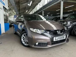 Brown Used 2013 Honda Civic EX Hatchback | £7,795 (Fair price)