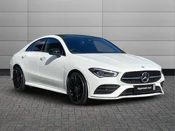 White Used 2023 Mercedes CLA200 AMG Line Premium Plus Coupe | £29,850 (Fair price)