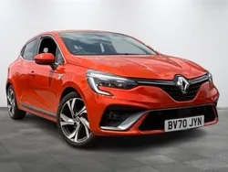 Orange valencia Used 2021 Renault Clio V RS Line Hatchback | £16,189 (Fair price)