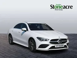 White Used 2021 Mercedes CLA180 AMG line Sedan | £22,295 (Good price)