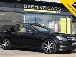 Black Used 2013 Mercedes C180 AMG Coupe | £8,250 (Fair price)
