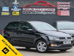 Black Used 2017 VW Polo Edition Hatchback | £7,595 (Good price)
