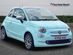 Green Used 2016 Fiat 500 Lounge Hatchback | £5,350 (Fair price)
