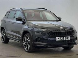 Black magic pearl effect Used 2025 Skoda Karoq SportLine SUV | £29,995 (Fair price)