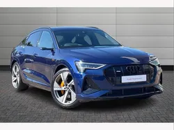 Blue Used 2022 Audi e-tron Sportback Advanced SUV | £39,495