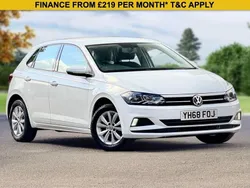 White Used 2018 VW Polo SE Hatchback | £10,795 (Fair price)