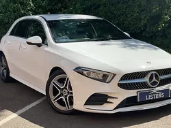 Solid polar white Used 2020 Mercedes A200 AMG line Hatchback | £16,050 (Good price)