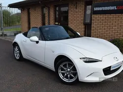 White Used 2018 Mazda MX5 Cabriolet | £11,950 (Fair price)