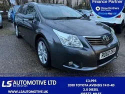 Grey Used 2010 Toyota Avensis T4 Estate | £3,995 (Fair price)