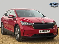 Red Used 2021 Skoda Enyaq iV Lodge SUV | £17,395 (Fair price)