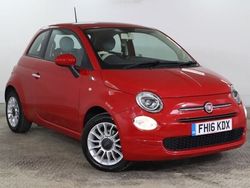 Red Used 2016 Fiat 500 Pop Star Hatchback | £6,175 (Fair price)