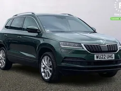 Green Used 2022 Skoda Karoq SE L SUV | £16,399 (Fair price)