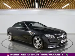 Black Used 2019 Mercedes E220 AMG line Cabriolet | £20,449 (Good price)