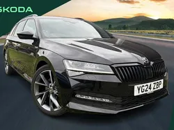 Black Used 2024 Skoda Superb SportlinePlus Estate | £34,295