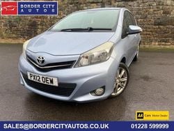 Blue Used 2012 Toyota Yaris SR Hatchback | £4,995 (Fair price)