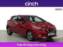 Red Used 2017 Nissan Micra Acenta Hatchback | £8,249 (Fair price)