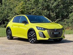 Yellow New 2025 Peugeot e-208 GTi Hatchback | £26,575 (Expensive)