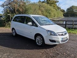 White Used 2013 Vauxhall Zafira Design Edition MPV | £3,495 (Fair price)
