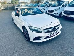 White Used 2021 Mercedes C43 AMG Premium Plus Cabriolet | £31,495 (Fair price)