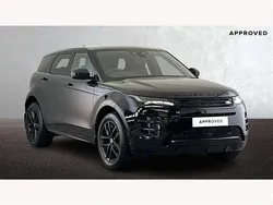 Santorini black Used 2025 Land Rover Range Rover evoque SE Dynamic SUV | £42,550 (Expensive)