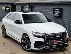 White Used 2019 Audi Q8 S-Line SUV | £35,489 (Expensive)