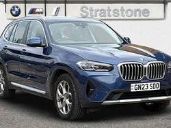 Blue Used 2023 BMW X3 xLine SUV | £35,293 (Good price)