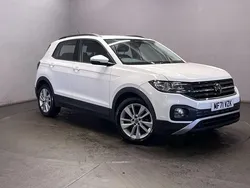 White Used 2021 VW T-Cross SE SUV | £13,599 (Fair price)