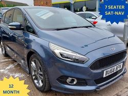 Blue Used 2018 Ford S-MAX ST-Line MPV | £15,995 (A bit pricey)