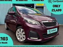 Mauve/purple Used 2015 Peugeot 108 Active Hatchback | £5,499 (Fair price)