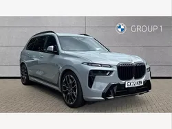 Grey Used 2022 BMW X7 M Sport SUV | £62,495 (Fair price)