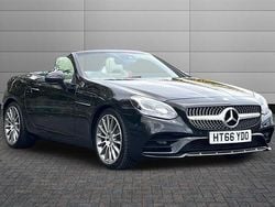 Obsidian black Used 2016 Mercedes SLC200 AMG line Cabriolet | £16,950
