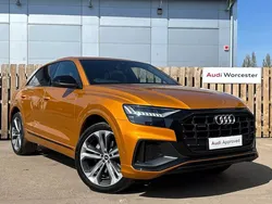 Dragon orange Used 2023 Audi Q8 Black Edition SUV | £50,990 (Fair price)