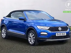 Blue Used 2020 VW T-Roc Cabriolet Design Cabriolet | £17,999 (Good price)