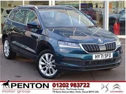 Blue Used 2021 Skoda Karoq SE L SUV | £14,990 (Fair price)