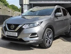Gunmetal grey Used 2021 Nissan Qashqai N-Connecta SUV | £18,495 (Fair price)