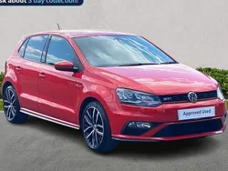 Red Used 2016 VW Polo GTI Hatchback | £12,877 (Fair price)