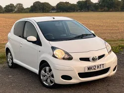 White Used 2012 Toyota Aygo Hatchback | £2,500 (Good price)