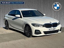 White Used 2021 BMW 320 M Sport Sedan | £23,049 (Fair price)